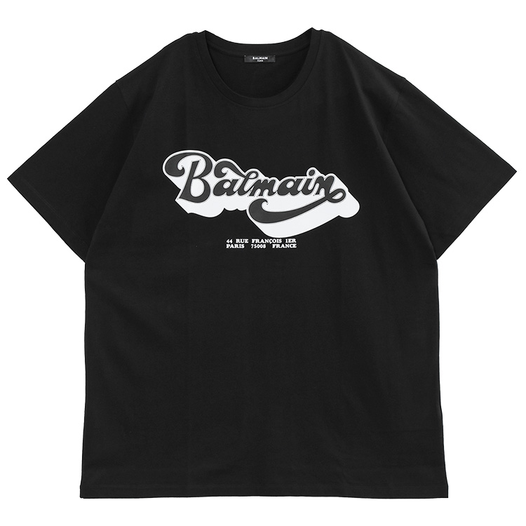 バルマン BALMAIN Balmain '70s Tシャツ ルーズフィット BH1EG010BC44-EAB｜importbrand-jp｜02