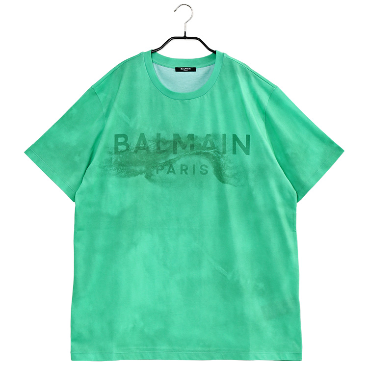 バルマン BALMAIN Paris デザートロゴ エココットン Tシャツ