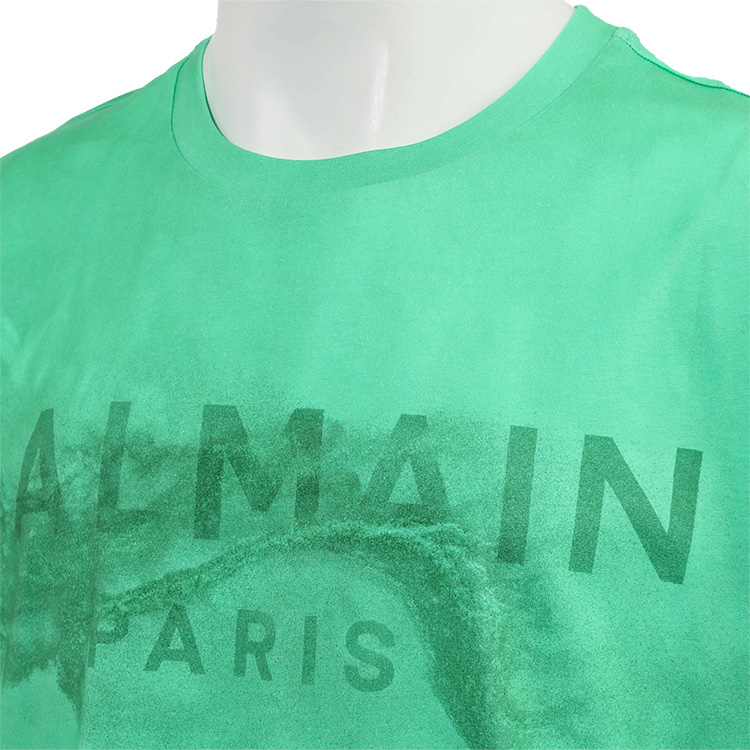 バルマン BALMAIN Paris デザートロゴ エココットン Tシャツ