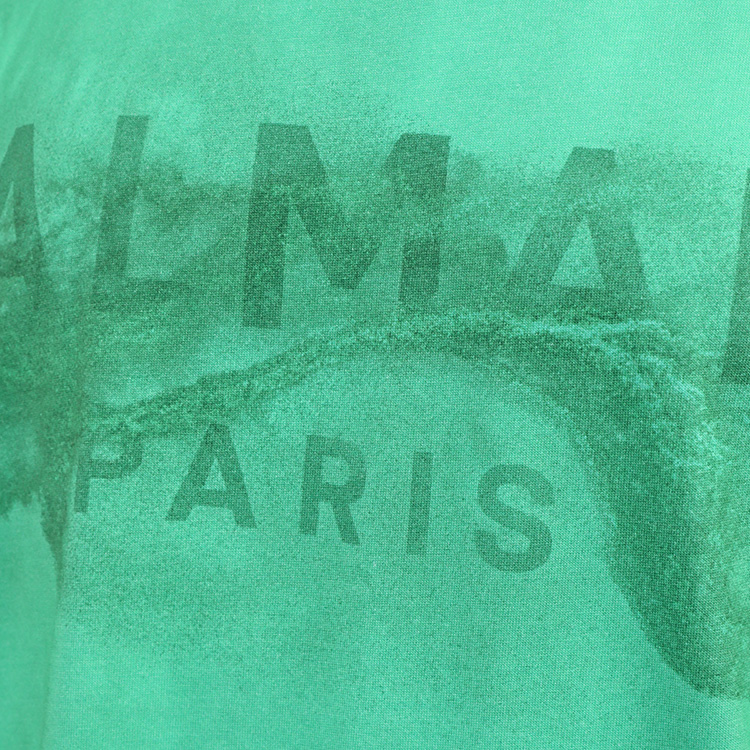 バルマン BALMAIN Paris デザートロゴ エココットン Tシャツ