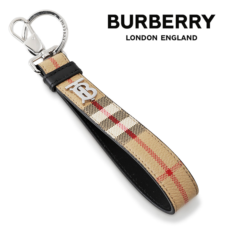 バーバリー BURBERRY モノグラムモチーフ チェック キーリング 8066095