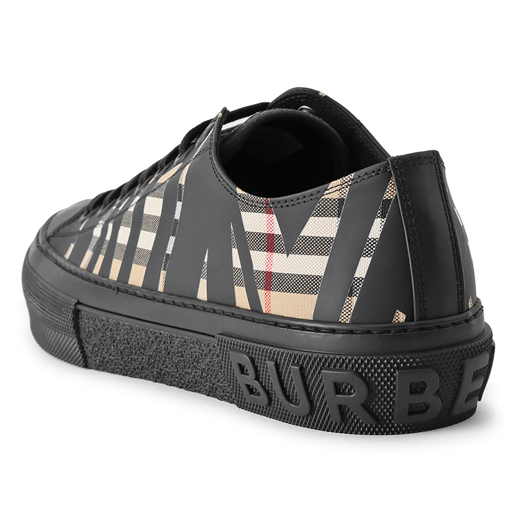 バーバリー スニーカー BURBERRY スライスチェック コットンスニーカー