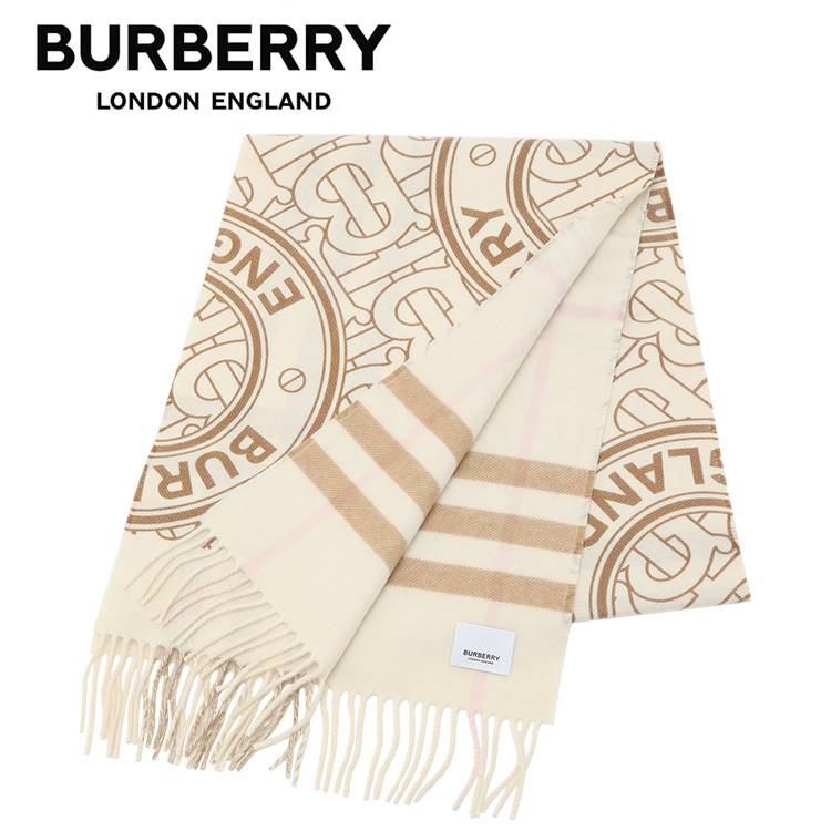 バーバリー BURBERRY マフラー リバーシブル チェック＆モノグラム