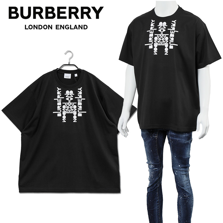 バーバリー BURBERRY フロントロゴ オーバーサイズ Tシャツ 