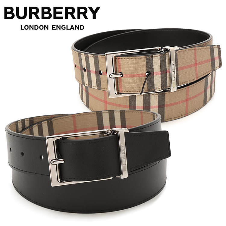 日本製】 《 未使用 タグ付 》 バーバリー BURBERRY チェック ベルト