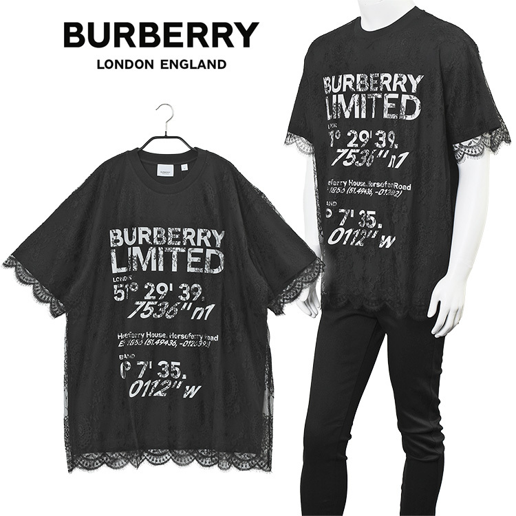 バーバリー BURBERRY レース オーバーレイコーディネート