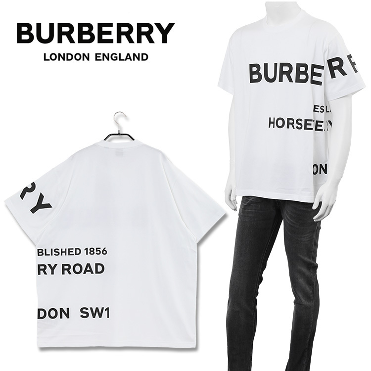 バーバリー Tシャツ BURBERRY ホースフェリープリント コットン