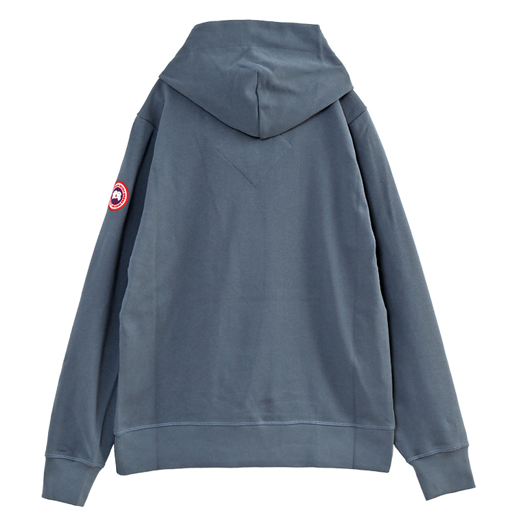 カナダグーススウェットトレーナーくすみブルー7400M L