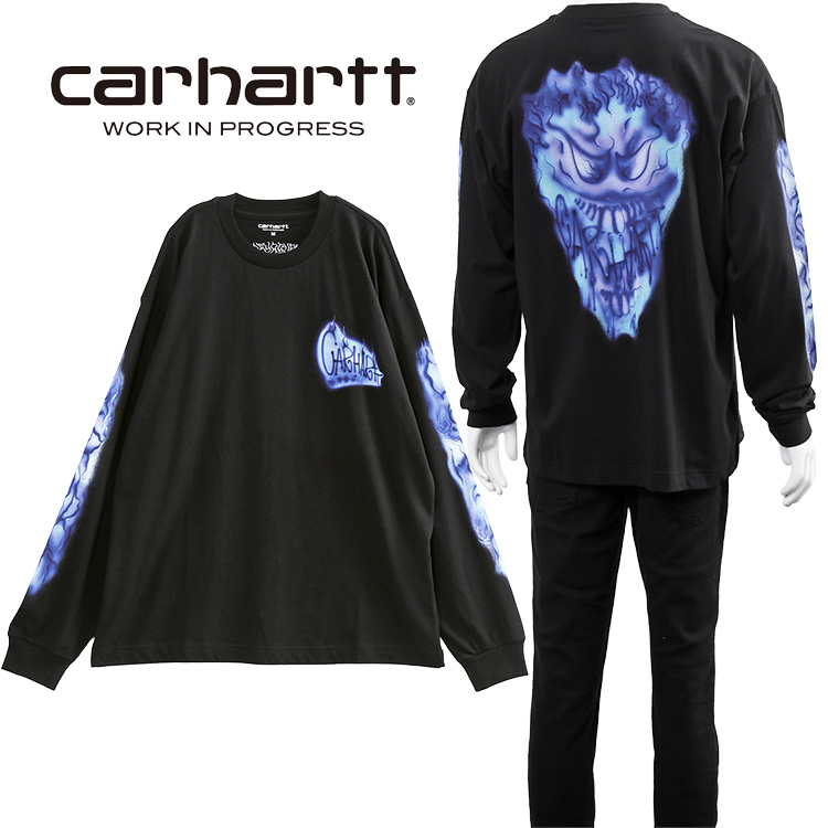 カーハート ダブリューアイピー ロンT Carhartt WIP 長袖 Ｔシャツ L/S Babybrush Grin T-Shirt  I032125-89XX