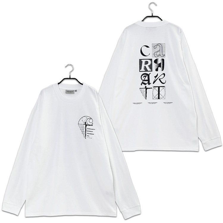 Carhartt WIP ロンT 長袖 Tシャツ RATIOS T-SHIRTS I031001-1...