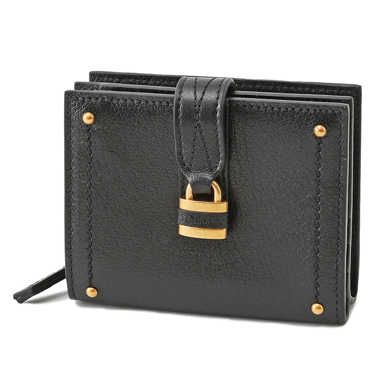 Chloe（クロエ） パディントン スクエアウォレット Black CH26SP916O37