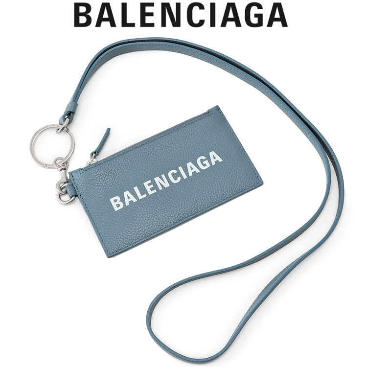 バレンシアガ BALENCIAGA Cash カードケース付き キーリング 594548 