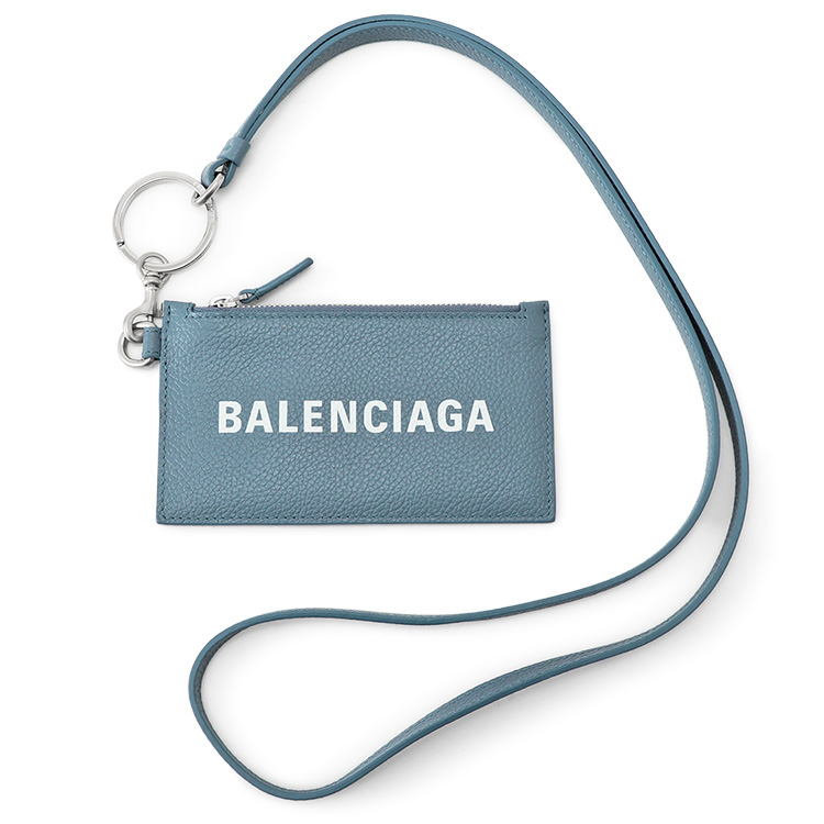 バレンシアガ BALENCIAGA Cash カードケース付き キーリング 594548-1IZI3...