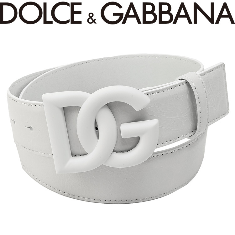 ドルチェ&ガッバーナ DOLCE&GABBANA ベルト マットナッパレザー DG