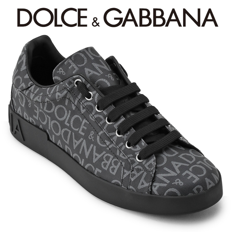 ドルチェ&ガッバーナ DOLCE&GABBANA ポルトフィーノ コーティングジャカード スニーカー CS1772-AN237-8B969