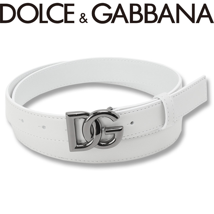 ドルチェアンドガッバーナ DOLCE&GABBANA レザーベルト リセ 