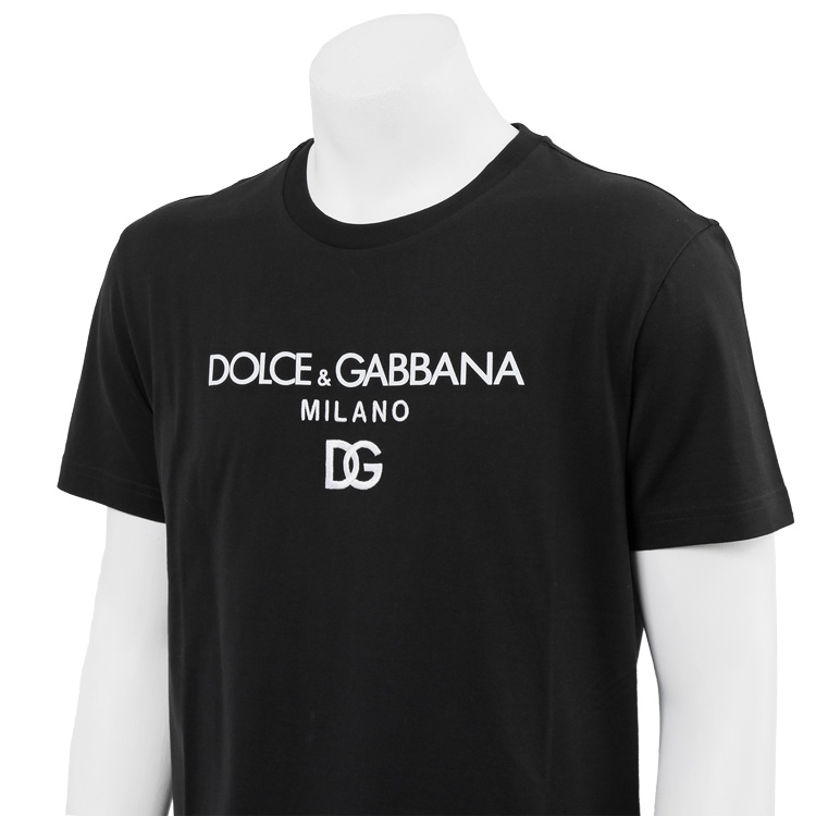 ドルチェ&ガッバーナ DOLCE&GABBANA ロゴ 刺繍 半袖 Tシャツ G8NC5Z