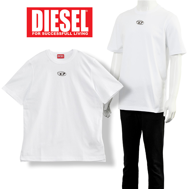 DIESEL（ディーゼル） DIESEL Tシャツ メタリックオーバルD A17880
