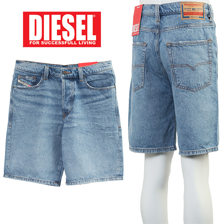 DIESEL ディーゼル デニム ハーフパンツ レギュラーフィット