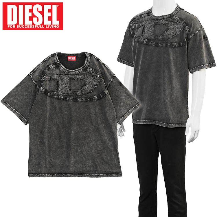 DIESEL（ディーゼル） DIESEL Tシャツ オーバルD T-BOXT-DEN A19545