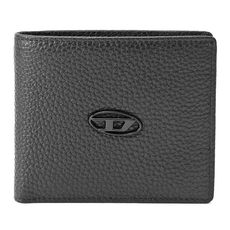 【極美品✨ワンダー/Dロゴ】ディーゼル　折り財布　シボ革　ユニセックス　人気　稀 Brandol / DIESEL ディーゼル 三つ折り財布 WONDER Dロゴ レザー