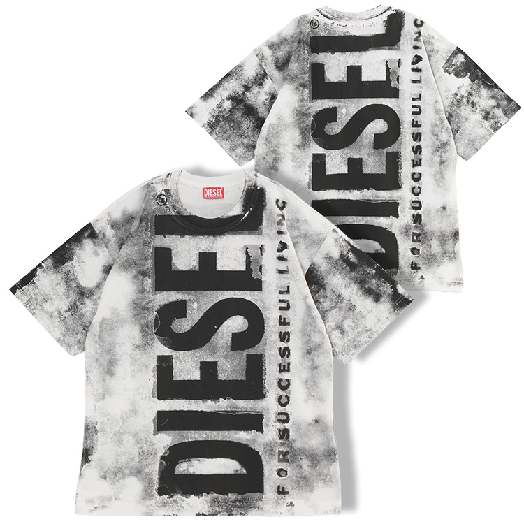 ディーゼル DIESEL Tシャツ リラックスフィット A13328-0AIJV T-BOXT-BI...