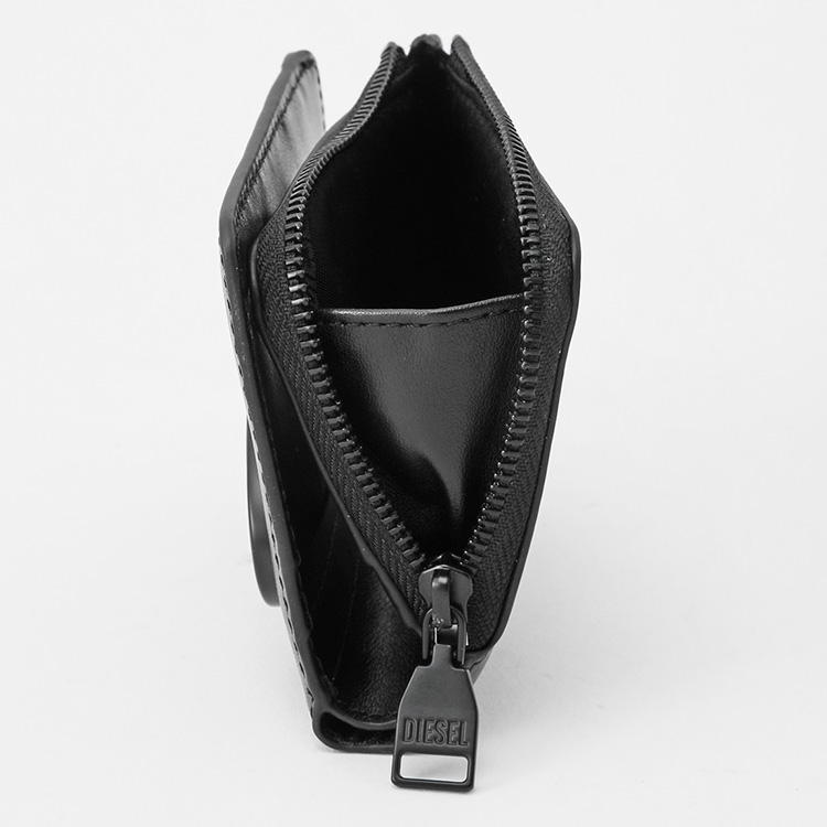 DIESEL（ディーゼル） 二つ折り財布 L字ジップ X10398-PR818 HOLI -D