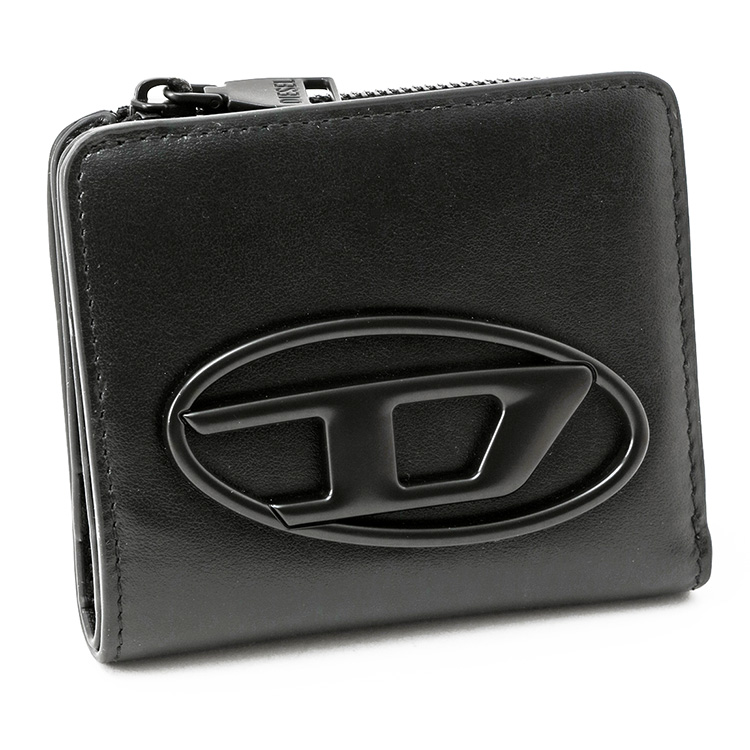 DIESEL（ディーゼル） 二つ折り財布 L字ジップ X10398-PR818 HOLI -D