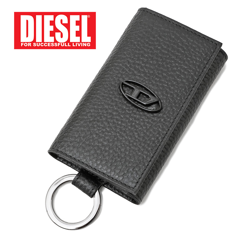 未使用✨ 保管品 DIESEL ディーゼル レザー キーケース 6連 ブラック DIESEL（ディーゼル） DIESEL 6連キーケース X10609-P0685 HISSU EVO