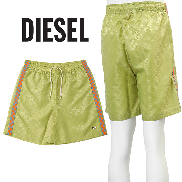 ディーゼル 光沢 トラック ハーフパンツ DIESEL SPORT collection