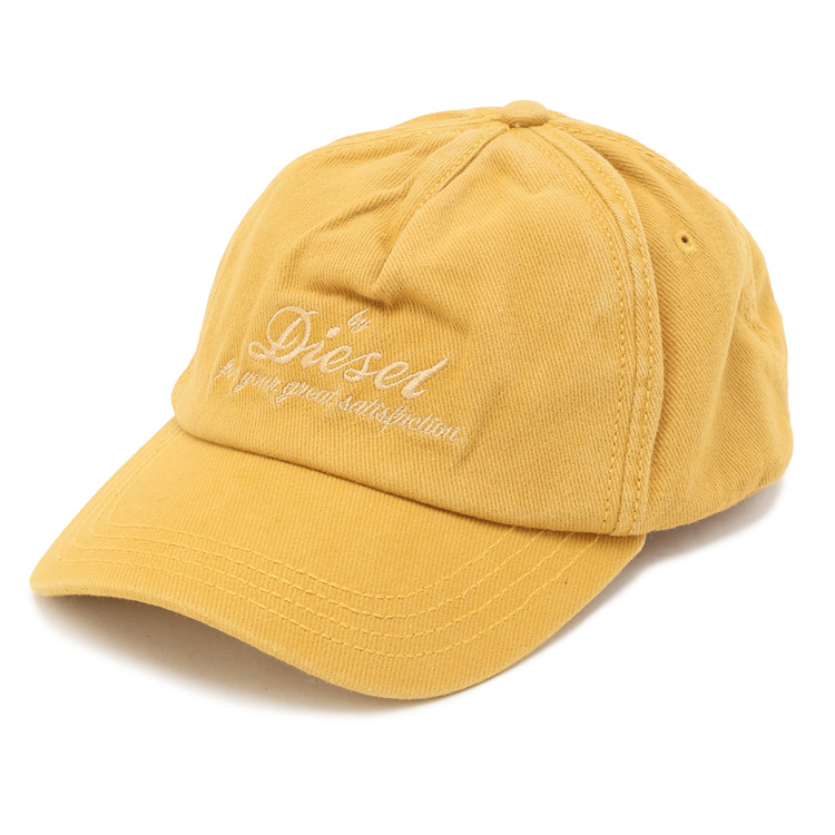 DIESEL ディーゼル キャップ A06809-0JKKQ C-ENSIG-22F イエロー