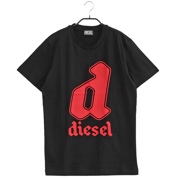 ディーゼル DIESEL メンズ Tシャツ ディエゴ A08681-0GRAI T-DIEGOR-K54-9XX ブラック｜importbrand-jp｜02