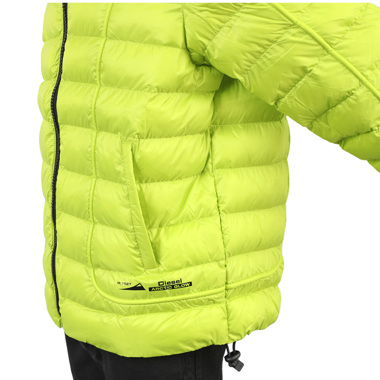 DIESEL（ディーゼル） フーデッド パデッドジャケット バイカージップ