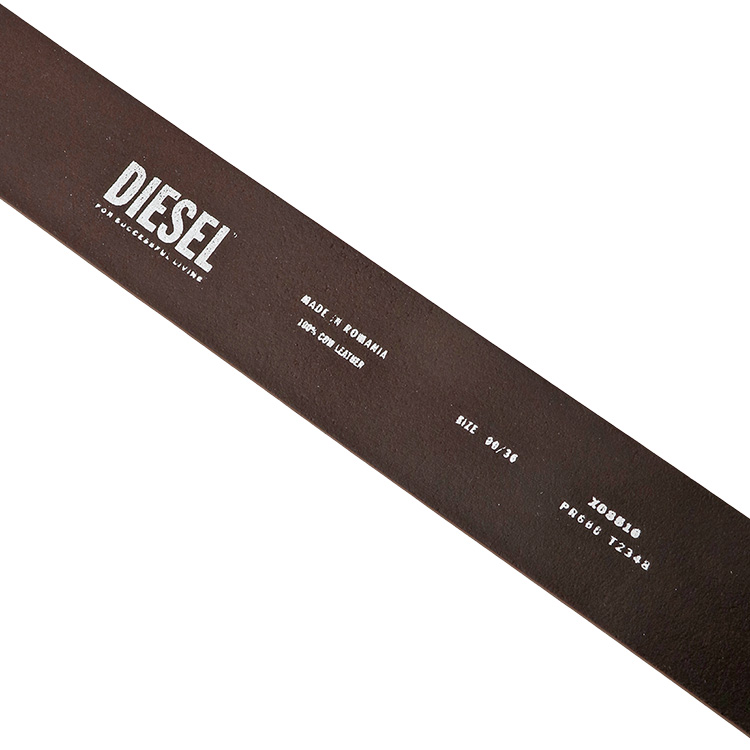 DIESEL（ディーゼル） ワンダー オーバルD レザー ベルト X08516-PR666