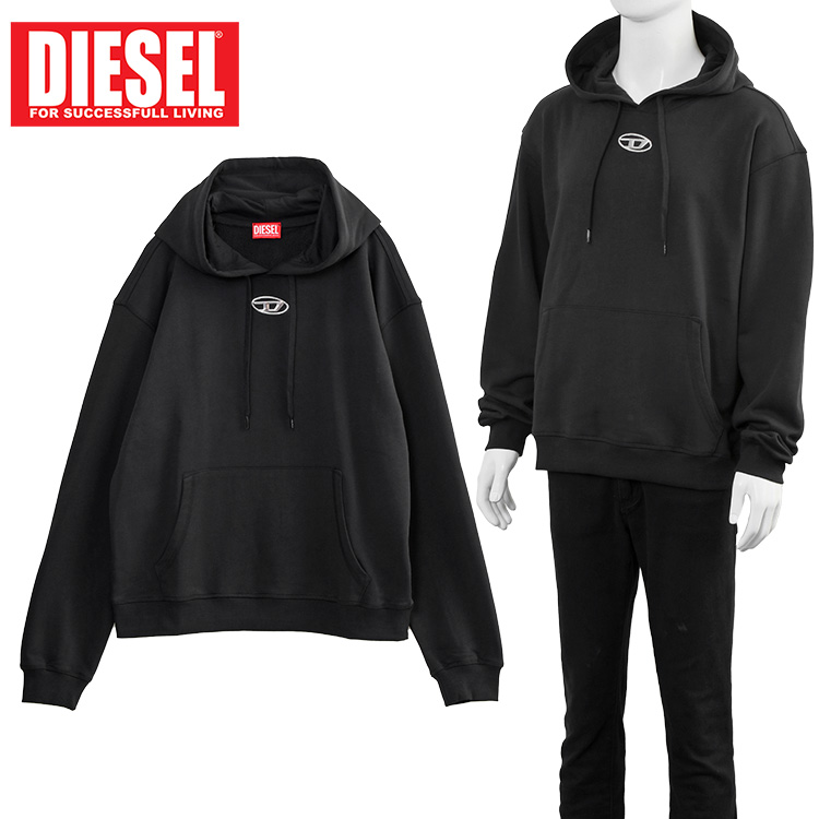 DIESEL（ディーゼル） パーカー スウェット オーバルD S-NORM-HOOD-IOD