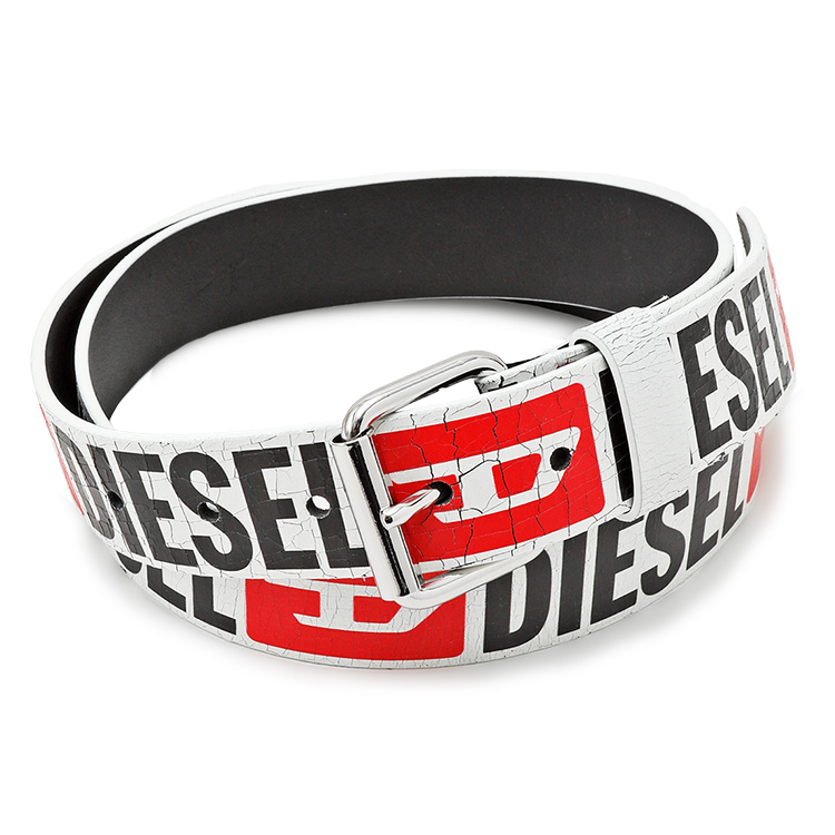 ディーゼル ベルト DIESEL ペイント クラック カウレザー ベルト