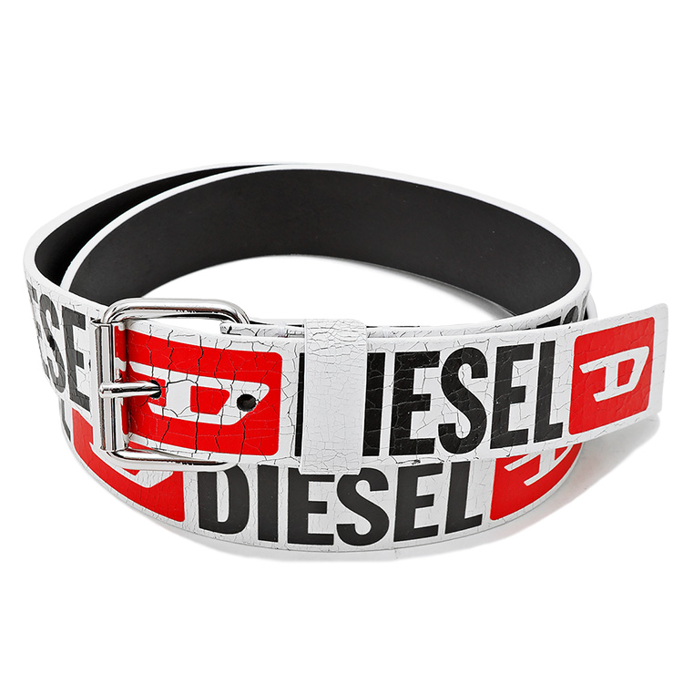 ディーゼル ベルト DIESEL ペイント クラック カウレザー ベルト