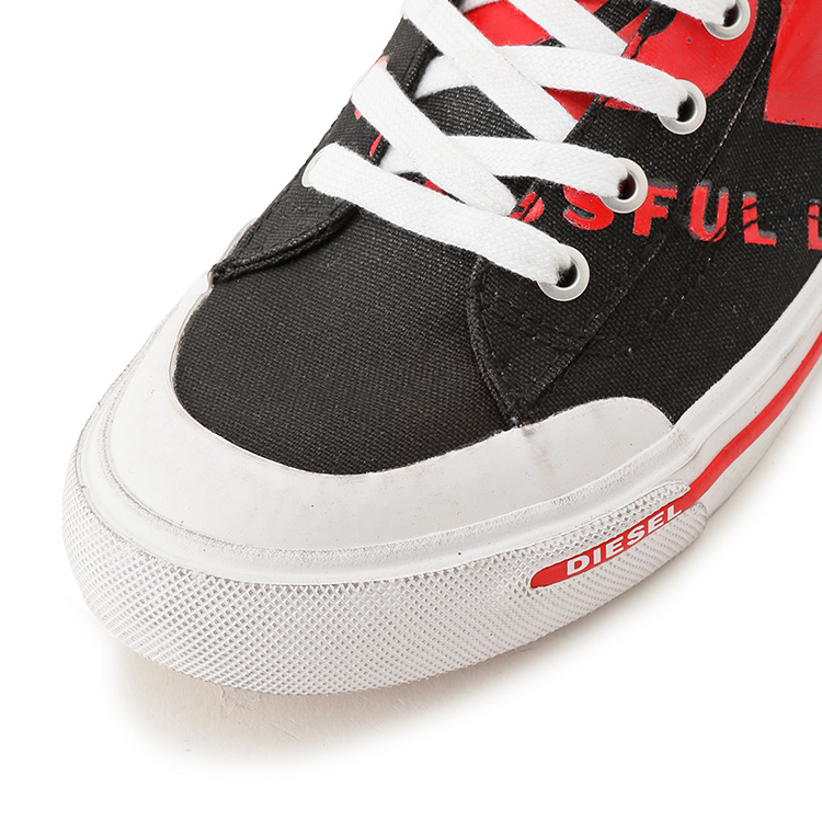 関税込◆DIESEL ディーゼル S-Principia キャンバススニーカー S-PRINCIPIA LOW X Unisex: Sneakers in leather and suede | Diesel