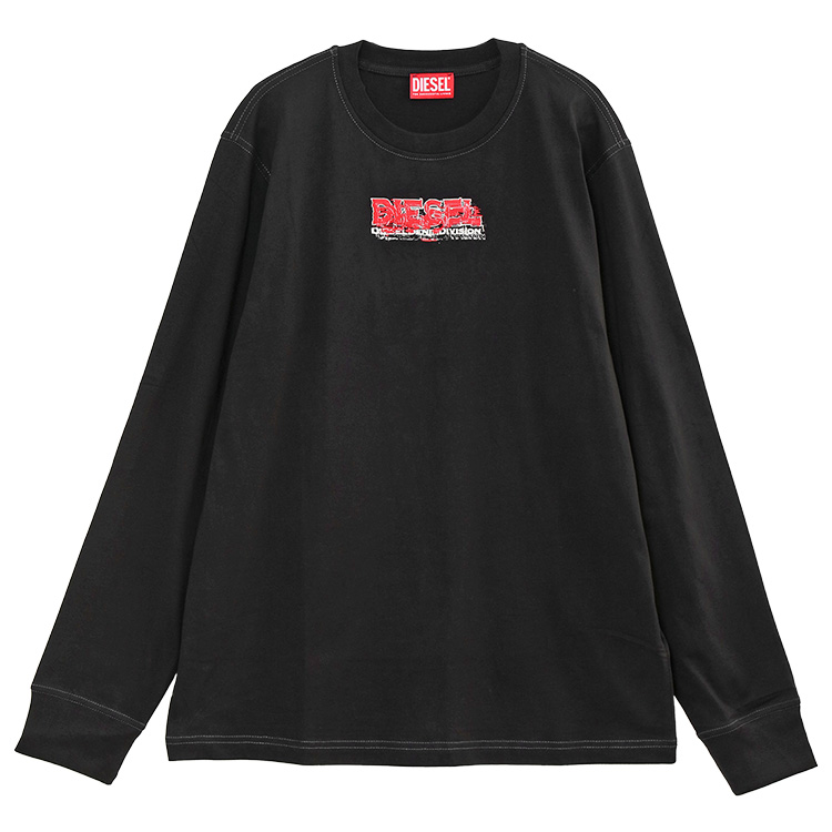 ディーゼル DIESEL ロンT 長袖 Tシャツ A12517-0GRAI T-JUST-LS-K2...