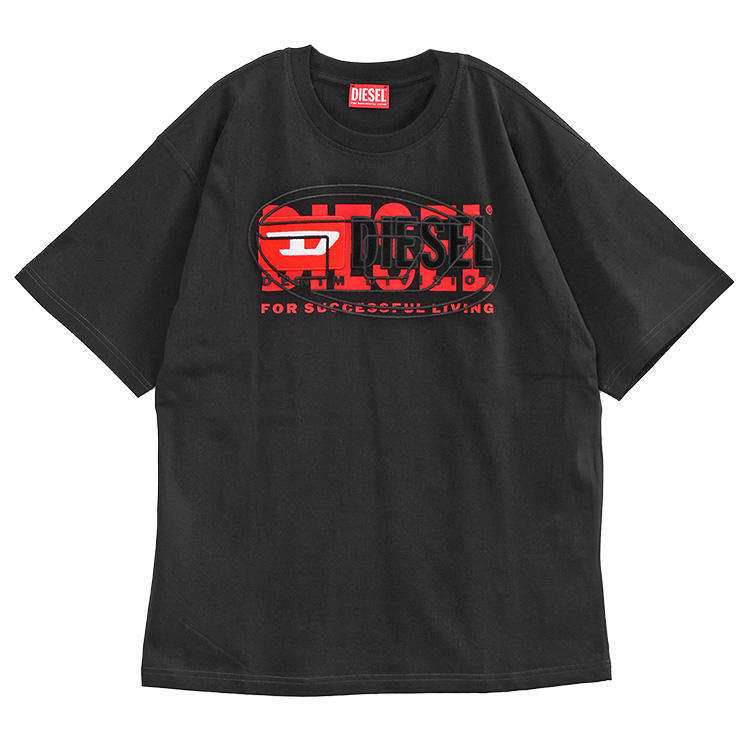 ディーゼル DIESEL Tシャツ オーバルD レイヤードロゴ A12147-0PATI T-BOX...