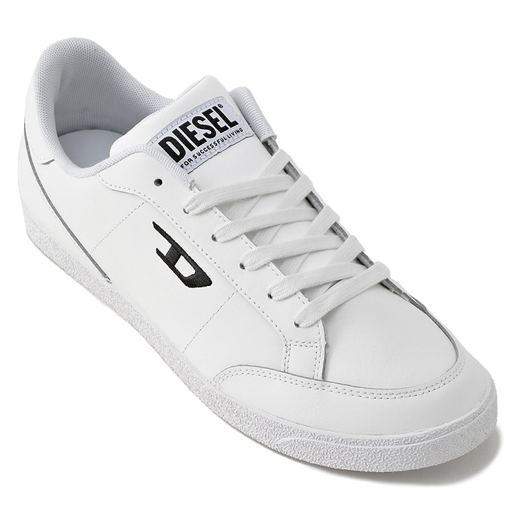 DIESEL（ディーゼル） レザー スニーカー ホワイト Y03907-P0476 S-D