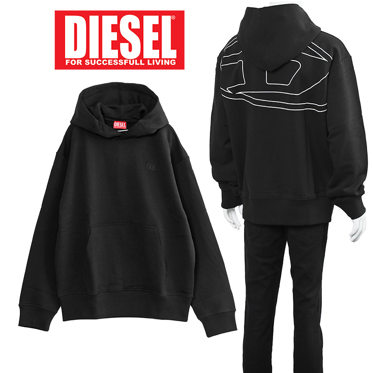 ディーゼル DIESEL パーカー オーバルD エンブロイダリーA11304-0GYCJ