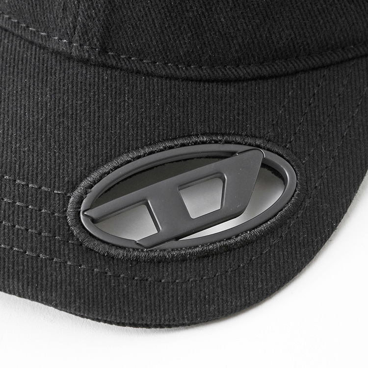 DIESEL（ディーゼル） オーバルD ベースボール キャップ プラーク