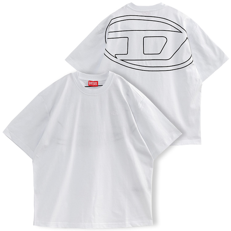 DIESEL Tシャツ オーバルD A11302-0HGAM T-BOGGY-MEGOVAL-D-141 DIESEL Tシャツ オーバルD A11302-0HGAM T-BOGGY-MEGOVAL-D-9XX