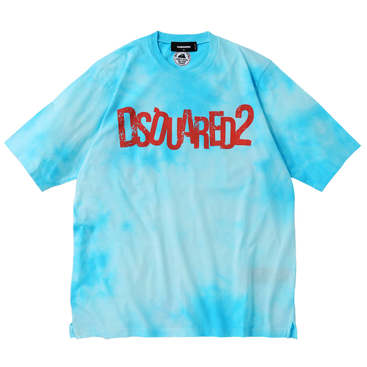 ディースクエアード Tシャツ Tie&Dye Skater T-shirt リラックスフィット S71GD1243-S22427-970A｜importbrand-jp｜02