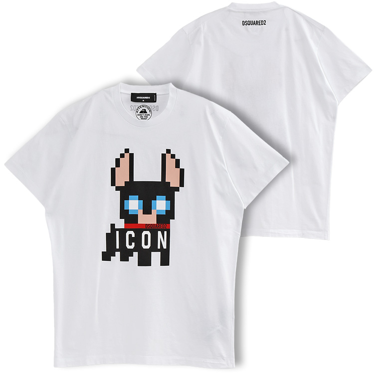 ディースクエアード Tシャツ DSQUARED2 チロドッグ アイコン Icon Cipro Coo...