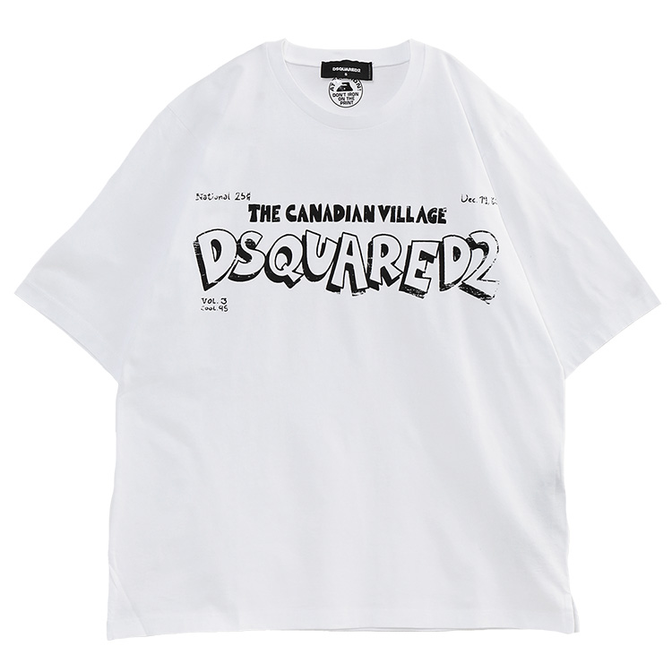 ディースクエアード DSQUARED2 Tシャツ Skater Fit T-Shirt S74GD1...