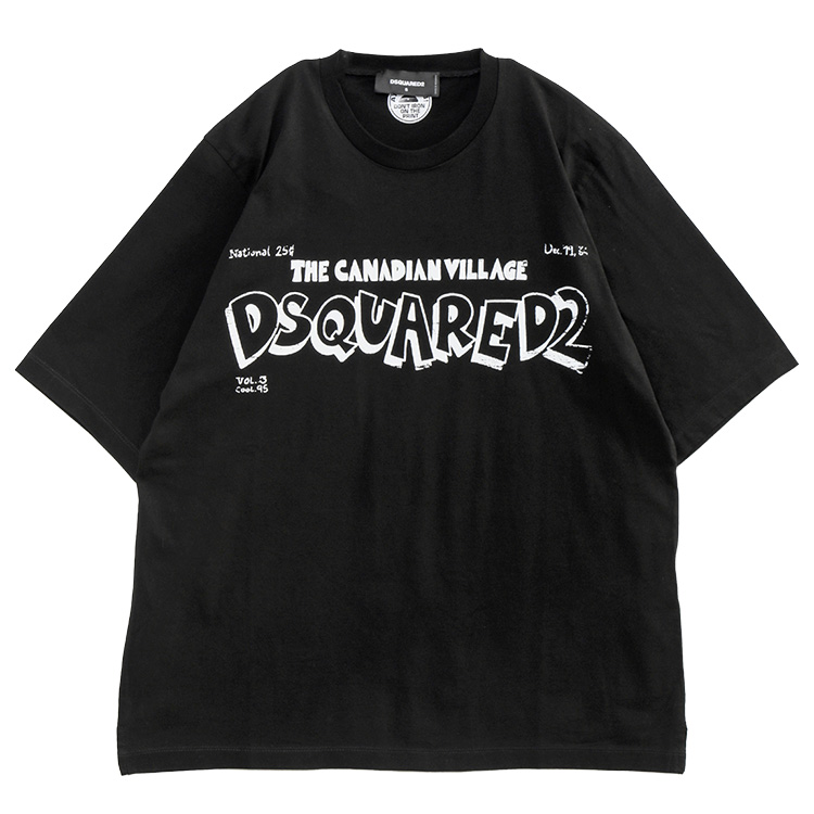 ディースクエアード DSQUARED2 Tシャツ Skater Fit T-Shirt S74GD1...