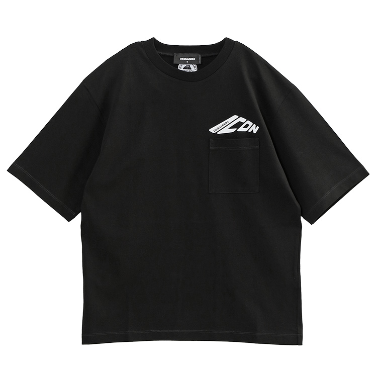 【即発】DSQUARED2 Tシャツ 半袖 D9M215830 010 ディースクエアード Dsquared2 DSQUARED2 Tシャツ BE ICON LOOSE