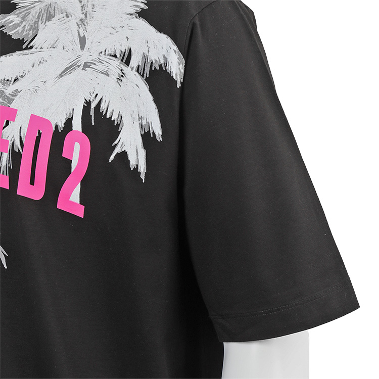 ディースクエアード DSQUARED2 パームツリー Tシャツ D2 Palms Slouch